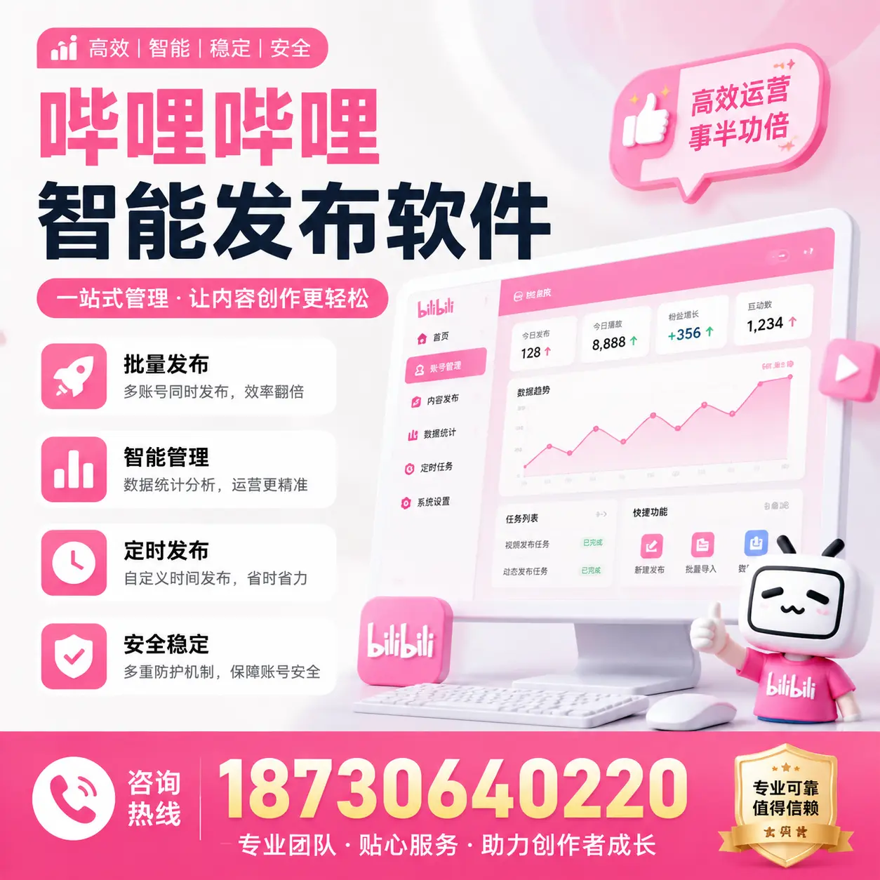 如何评估哔哩哔哩智能发布软件的ROI？贵阳 企业必读